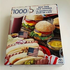 New “Best BBQ This Summer” 1000 Piece Puzzle Spin Master 24” x 18”